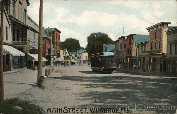 Main Street Winthrop Maine