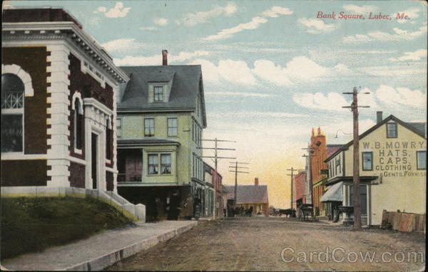Bank Square Lubec Maine