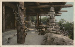 The Porch at Herman's Rest Grand Canyon National Park, AZ Postcard Postcard Postcard