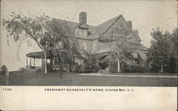 President Roosevelt's Home, Long Island Postcard