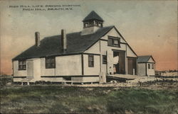 High Hill Life Saving Stations, High Hill Beach Postcard