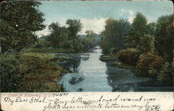 River Scene Hagaman, NY Postcard Postcard Postcard