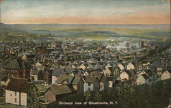 Birdseye View Gloversville, NY Postcard Postcard Postcard