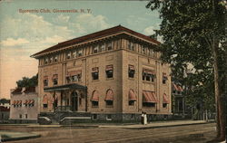 Eccentric Club Gloversville, NY Postcard Postcard Postcard