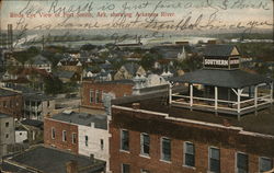 Bird's Eye View showing Arkansas River Fort Smith, AR Postcard Postcard Postcard