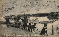 Ben Atwater Arrives With U.S. Mail Lake Bennett, YT Canada Yukon Territory Postcard Postcard Postcard