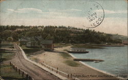 View from Stacey's Cottage Popham Beach, ME Postcard Postcard 