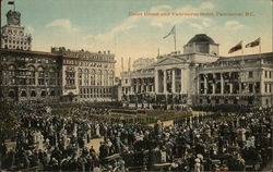 Court House and Vancouver Hotel Postcard