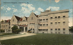 Allentown Hospital Pennsylvania Postcard Postcard Postcard
