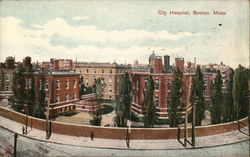 City Hospital Boston, MA Postcard Postcard Postcard