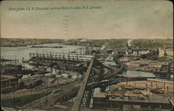 View From I.C.R. Elevator, looking West Saint John, NB Canada New Brunswick Postcard Postcard Postcard