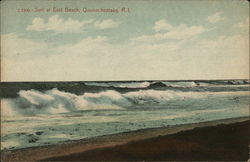 Surf at East Beach Postcard