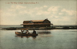 The King Cottage Quonochontaug, RI Postcard Postcard Postcard