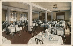 Dining Room, Signal Mountain Inn Postcard