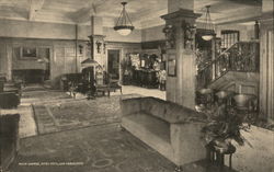 Main Lounge, Hotel Cecil Postcard