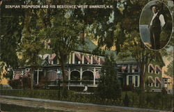 Denman Thompson and His Residence West Swanzey, NH Postcard Postcard Postcard