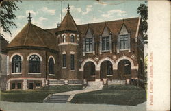 Public Library Postcard