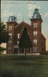 Seminary Hall. Clarion, PA Postcard Postcard Postcard