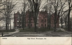 High School Bloomington, IN Postcard Postcard Postcard