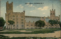 State Armory Providence, RI Postcard Postcard Postcard
