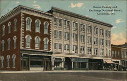 Boone County and Exchange National Banks Columbia, MO Postcard Postcard Postcard