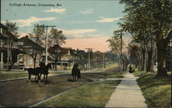 College Avenue Columbia, MO Postcard Postcard Postcard