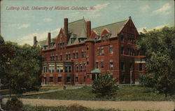 Lathrop Hall, University of Missouri Postcard