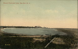 Wreck Pond and Inlet Sea Girt, NJ Postcard Postcard Postcard