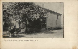 J. D. Trout's Store Quakertown, NJ Postcard Postcard Postcard