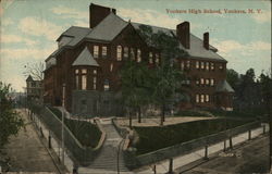 Yonkers High School New York Postcard Postcard Postcard