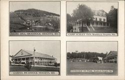 Chigre Hill, Camp Schley Inn, Casino, Entrance to Park Postcard
