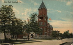 City Hall Bradford, PA Postcard Postcard Postcard