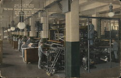 Section of Color Press Room, The Ladies' Home Journal Philadelphia, PA Postcard Postcard Postcard