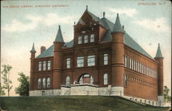Van Ranke Library, Syracuse University New York Postcard Postcard Postcard