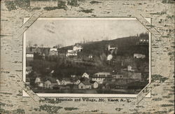 Kisco Mountain and Village Mount Kisco, NY Postcard Postcard Postcard