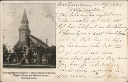 The Swedish Evangelical Lutheran Emanuel Church Hartford, CT Postcard Postcard Postcard