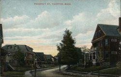 Prospect St. Taunton, MA Postcard Postcard Postcard