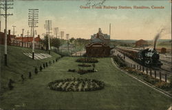 Grand Trunk Railway Station Hamilton, ON Canada Ontario Postcard Postcard Postcard