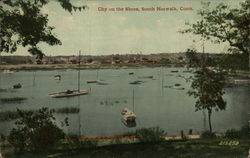 City on the Shore South Norwalk, CT Postcard Postcard Postcard
