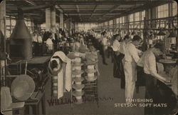 Finishing Stetson Soft Hats Philadelphia, PA Postcard Postcard Postcard