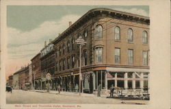 Main Street and Thorndike Hotel Rockland, ME Postcard Postcard Postcard