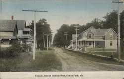 Temple Avenue Looking West Postcard