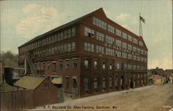 R.P. Hazzard Co. Shoe Factory Gardiner, ME Postcard Postcard Postcard