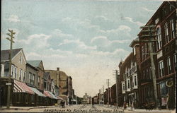 Business Section, Water Street Postcard
