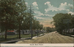 South Main Street Postcard