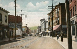 Main Street Berlin, NH Postcard Postcard Postcard