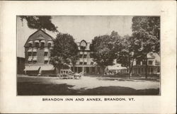 Brandon Inn and Annex Vermont Postcard Postcard Postcard