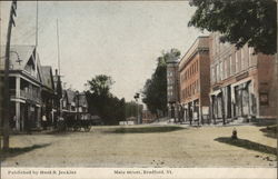 Main Street Bradford, VT Postcard Postcard Postcard