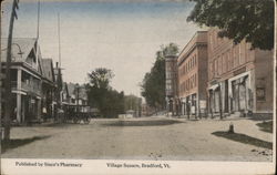 Village Square Bradford, VT Postcard Postcard Postcard