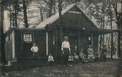 Camp Hayward Warren Lake Postcard